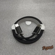 Apple Genuine USB-C 60W Charge Cable 1m Woven A2795 MQKJ3AM/A - Rare Black