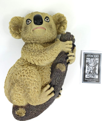 Kouta, die kletternde Koala Skulptur - Design Toscano - 2024 - Neu Factory Sealed