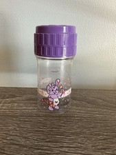 VTG Evenflo Honeybunch Bunny Drop-Ins Baby Bottle 4oz Purple Nurser Rare Retro
