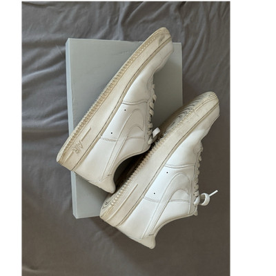 Nike Air Force 1 '07 Herren Sneaker Weiß Leder EU 45 CW2288-111