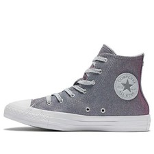 Converse Women's Chuck Taylor All Starware Hi 'Gradient Glitter' Pure Platinum