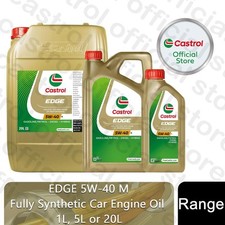 Castrol EDGE 5W-40 M Car Engine Oil Fully Synthetic, 1, 5 or 20L