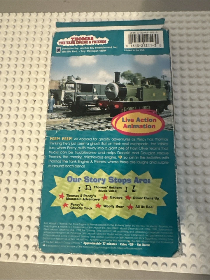 Thomas the Tank Engine & Friends Percy’s Ghostly Trick VHS 1991 Train Rare Movie - Image 4 of 4