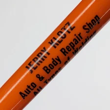 c1970s Jerry Klotz Auto & Body Repair Shop Welding Cars Advertising Pen G30