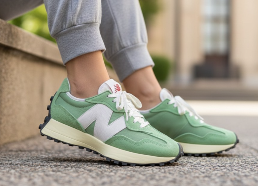Size 6.5 - New Balance 327 Chive Avocado for sale online | eBay