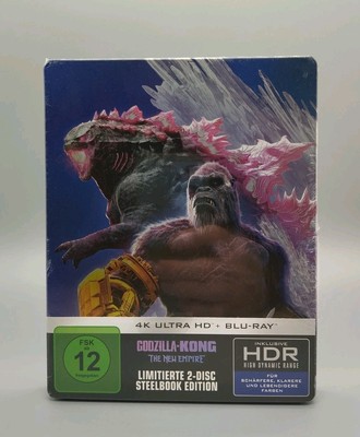 Godzilla x Kong: The New Empire -Limited Steelbook-4K Ultra HD + Blu-ray-NEU/OVP
