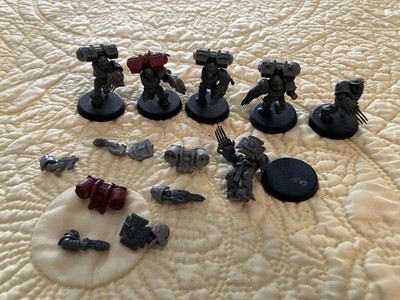 Warhammer 40k Space Marine Firstborn Vanguard Veterans Lot Bits Weapons Built