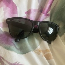 Ray Ban montatura nera pieghevole con/custodia rigida per occhiali da sole nera