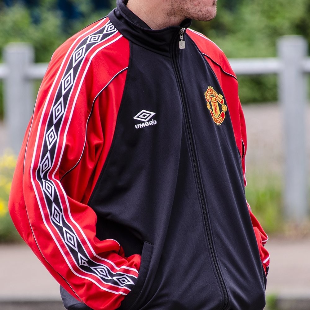 Umbro Retro Manchester United Jacket & Pants Track Suit New | eBay UK