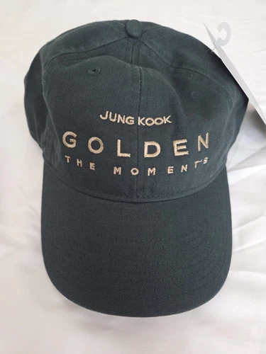BTS Jung Kook GOLDEN The Moments green Baseball Cap
