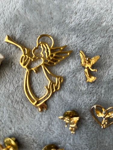 Huge Lot of Angel, Cherub Pin backs, Lapel Pins, Brooches - some vintage - Picture 2 of 8