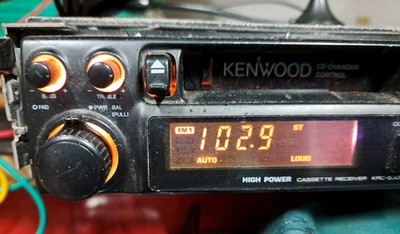Vintage Kenwood KRC-530 AM/FM cassette car stereo Lambo Ferrari