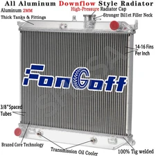 2 Rows Aluminum Radiator fit 04-2012,06 Chevy Colorado GMC Canyon 2.8L/2.9L/3.7L
