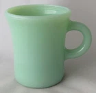 Vintage Fire King Oven Ware Jadeite Restaurant C Handle Coffee Cup Mug
