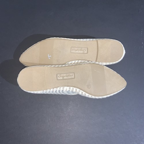 Seychelles Ballet Flats Women's 9.5 Wide Cream Crochet Pointed Toe Shoes - Bild 8 von 8