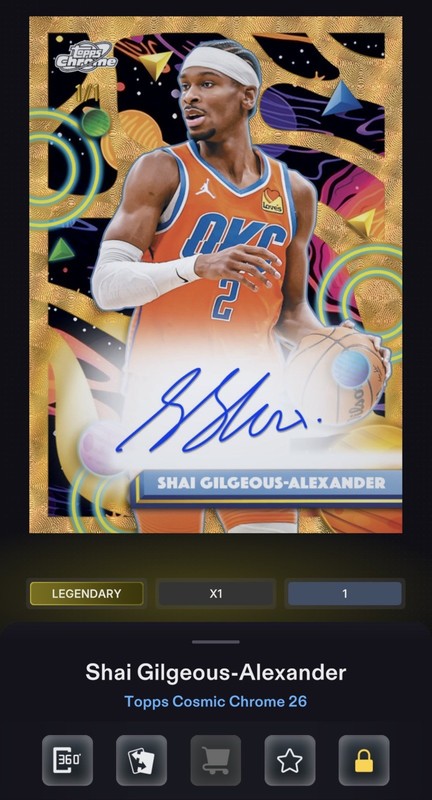 (Digital Card) NBA Collect Shai Gilgeous Alexander 1/1 Superfractor Auto
