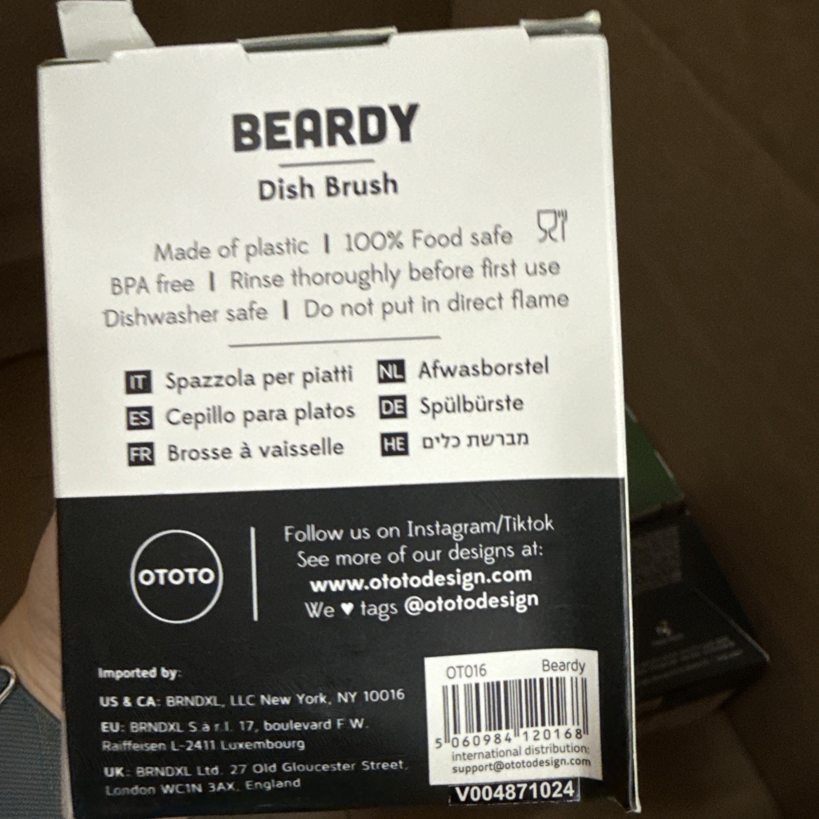 Ototo Design  Beardy Dish Brush - Free Shipping 