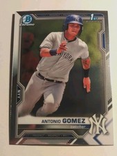 Antonio Gomez - 2021 Bowman Chrome 1st Bowman RC Rookie - New York Yankees