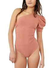 Free People Women's Solid Bodysuit One Piece Thong Jumpsuit Large