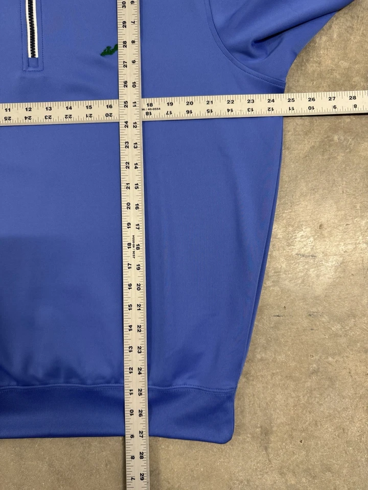 Jaqueta masculina Fairway & Greene Tech 1/4 com zíper GG azul Fishers Island taco de golfe NOVO - Imagem 3 de 4