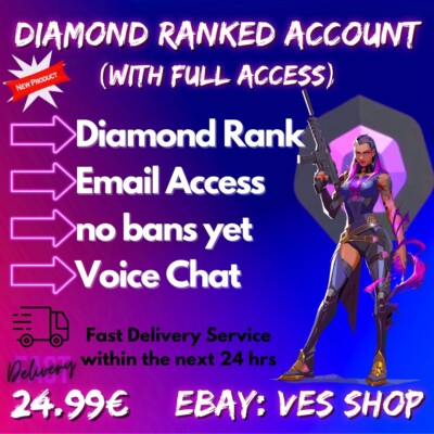 Valorant Diamond Account RfR Full Access
