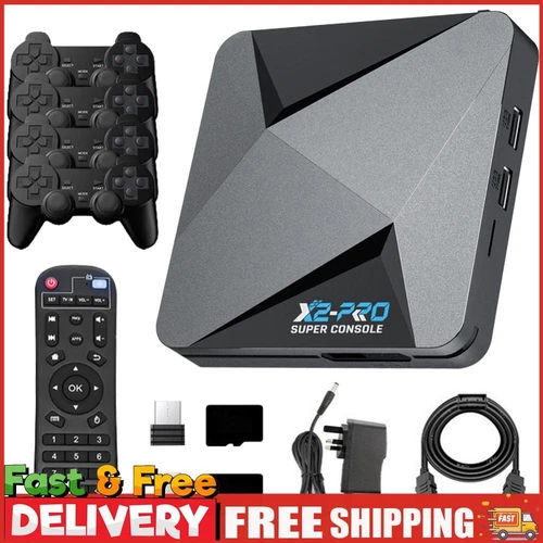 X2 Pro Super Konsole S905X2 Chip Emulator Konsole kompatibel 60+ Emulatoren Geschenke