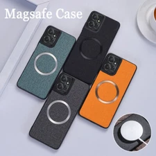 For Motorola Moto G 5G 2024/G14/G24/G54 Cover Shockproof Cloth Leather TPU Case