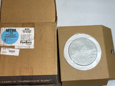 Sonance 4  2-way Round In-Ceiling Speaker 1 -Weather Resistant W/Flex bars M20R