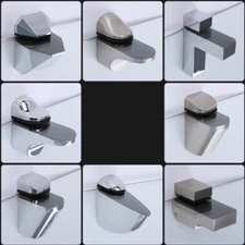 Glass Clip Spacer Glass Clip Clamp Glass Fixing Clamp Support Bracket Zinc Alloy