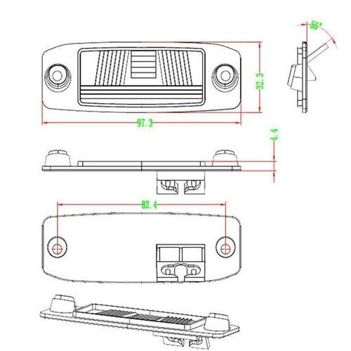 CCD Rear View Reverse Parking Camera for Chrysler 300/300c/srt8/magnum/Sebring - Bild 2 von 10