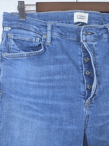 Citizens of Humanity Jeans Women's 31 Blue Straight Leg Premium Vintage - Picture 5 of 10