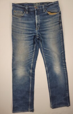 C.E Schmidt Mens Jeans Size 36 x32 Relaxed Fit Comfort Flex Blue Denim Workwear