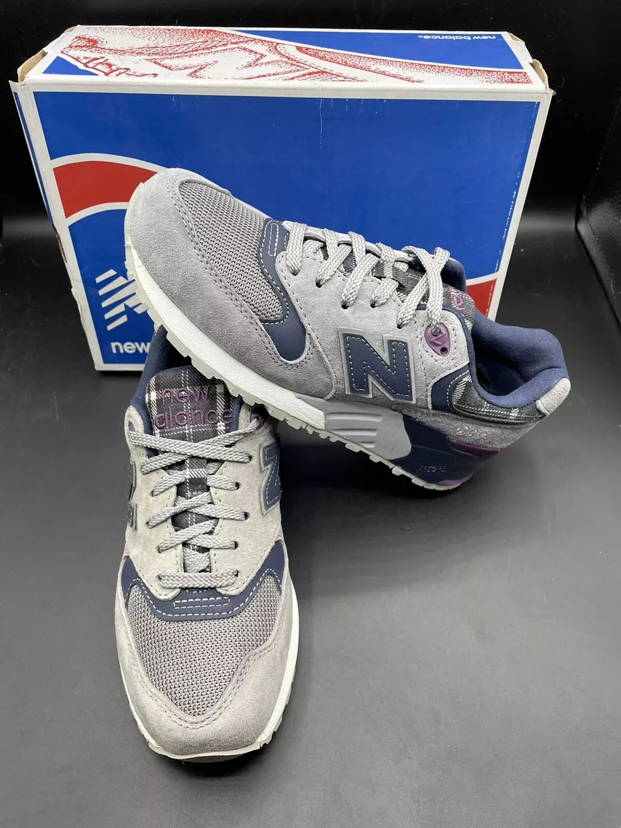 New Balance Lifestyle 999 Women s Shoes Grey Purple Plaid Size 6 B WL999WG