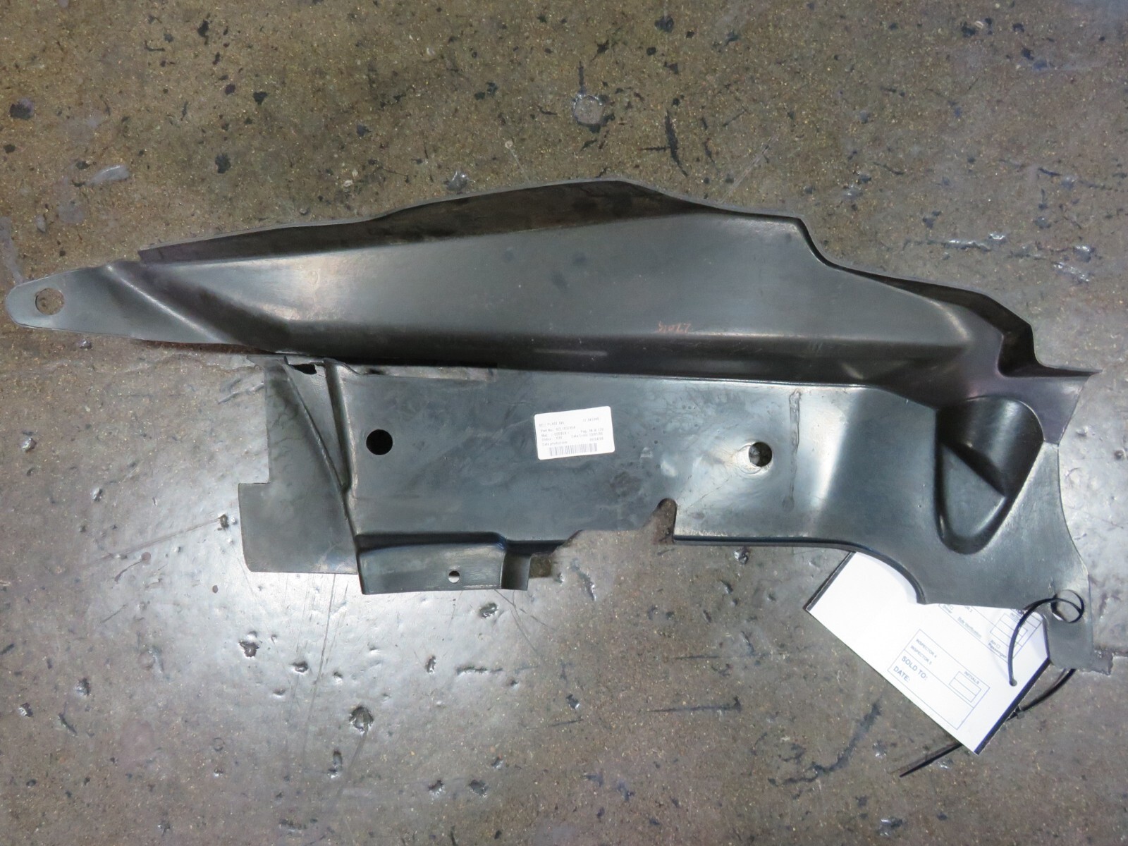 Lamborghini Gallardo, Spyder, LH, Rear Inner Engine Bay Panel, Used, 07L103785A