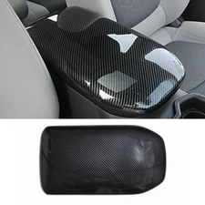 For Toyota RAV4 2019-2025 Carbon fiber Central armrest storage box Cover Trim