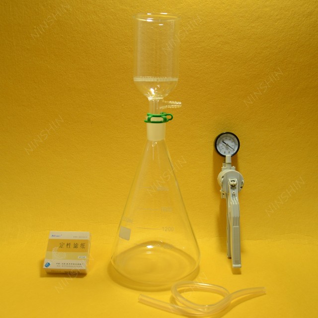 24/40,Suction Filtration kit,70mm Buchner Funnel,2000mL Glass Flask