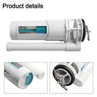 Convenient Push Button Design for White Toilet Cistern Dual Flush Valve