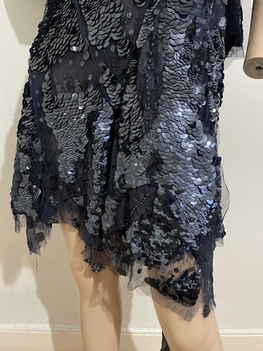 MEADHAM KIRCHHOFF TOPSHOP SEQUIN MESH EVENING PARTY DRESS UK 10 EU 38 SMALL BNWT - Picture 6 of 11