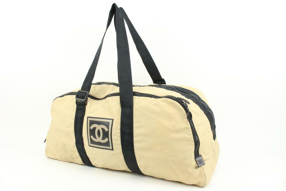 CHANEL Sports Duffle Bag Nylon cotton Black eBay #17 CHANEL Sports Duffle Bag Nylon cotton Black eBay