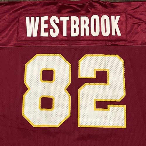 Washington Redskins Jersey Westbrook Mens Size 48 Champion Vintage Red - Picture 3 of 7