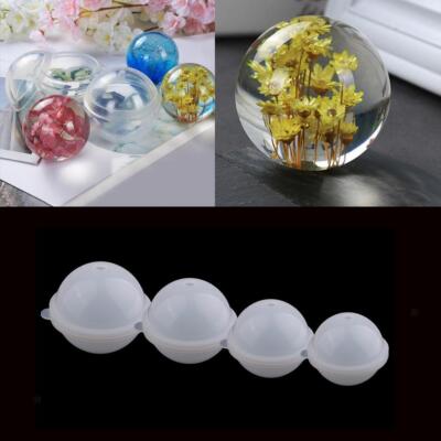 DIY Große Kugel Kugel Silikonform Gießform für Resin Casting 70/80/90/100 mm