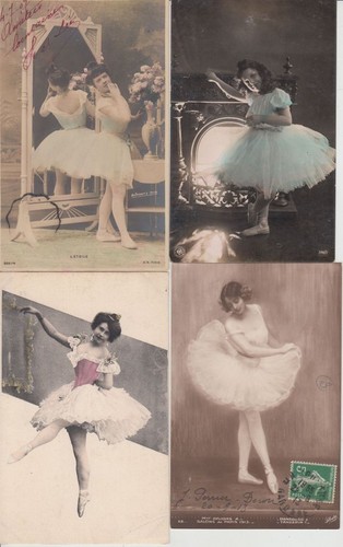 DANCING BALLET 250 Vintage Postcards mostly pre-1940 (L5689) - Picture 11 of 12