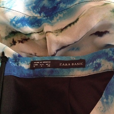 Mini-jupe Plissée Zara Imprimé Floral Tropical – Taille S – Neuve Sans étiquette