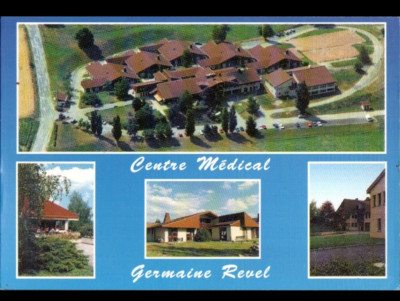 SAINT-MAURICE-SUR-DARGOIRE (69) MEDICAL REVEL CENTRE in Luftaufnahme um 1980