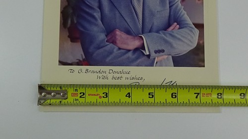 Fotografía firmada por el presidente Richard Nixon foto oficial de la Casa Blanca #F-10 - Imagen 2 de 6