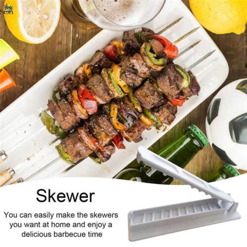 Single Row Kebab Maker BBQ Meat Skewer Machine Reusable Kebab Press Maker AUT - Picture 1 of 10