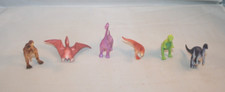 Miscellaneous 2" Dinosaurs Plastic Toy Action Figures - Lot of 6