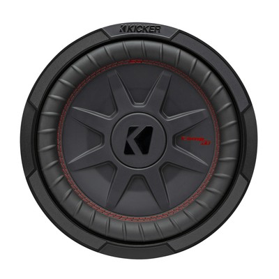 Kicker Autoradio Comprt 10 In. Subwoofer Dünn Profil Doppelt Stimme Spule 25-500