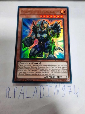 Yu-Gi-Oh! Dinowrestler King T Wrextle – Common, 1st Edition, Aus Gold Sarkophag Tin Mega Pack