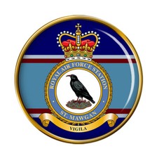 RAF Station St. Mawgan Pin Badge